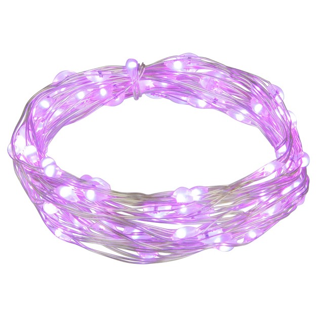 Northlight 100ct Purple Led Micro Fairy Lights 16ft Copper Wire