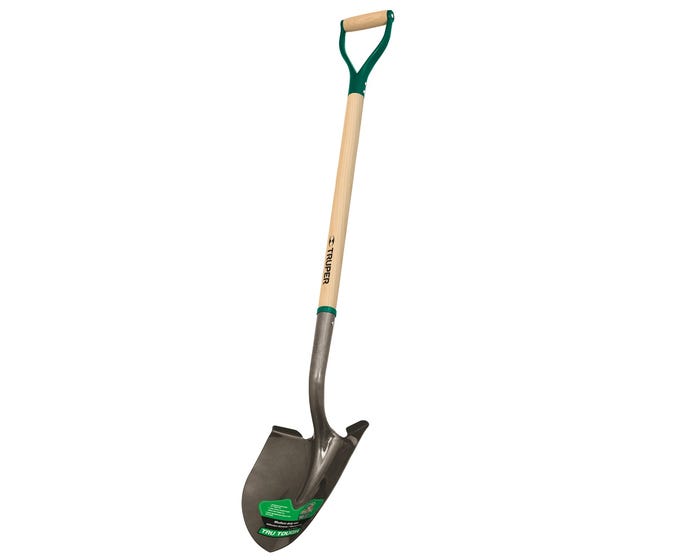 Truper TruTough Round Point Shovel with 39