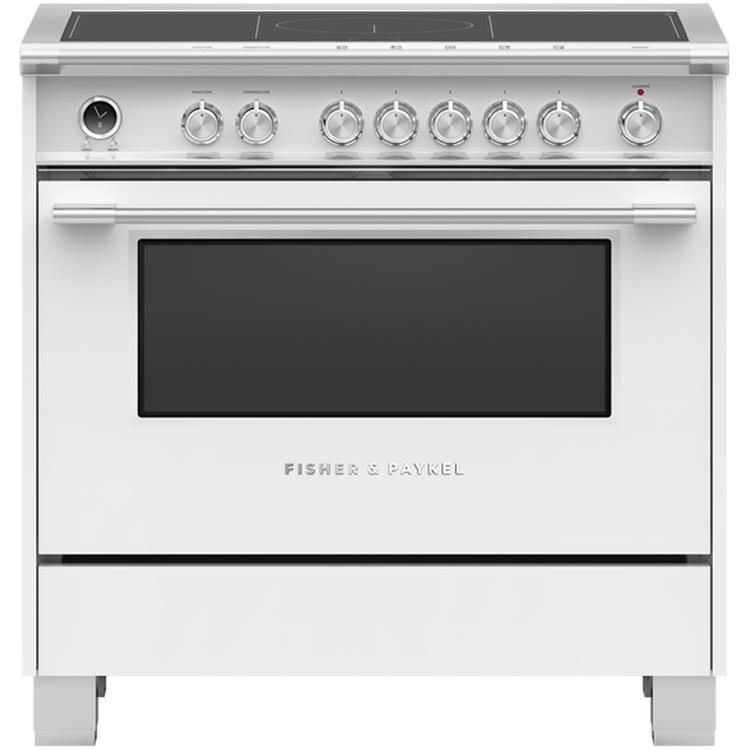 Fisher & Paykel 36-inch Freestanding Electric Range with Induction Technology OR36SCI6W1