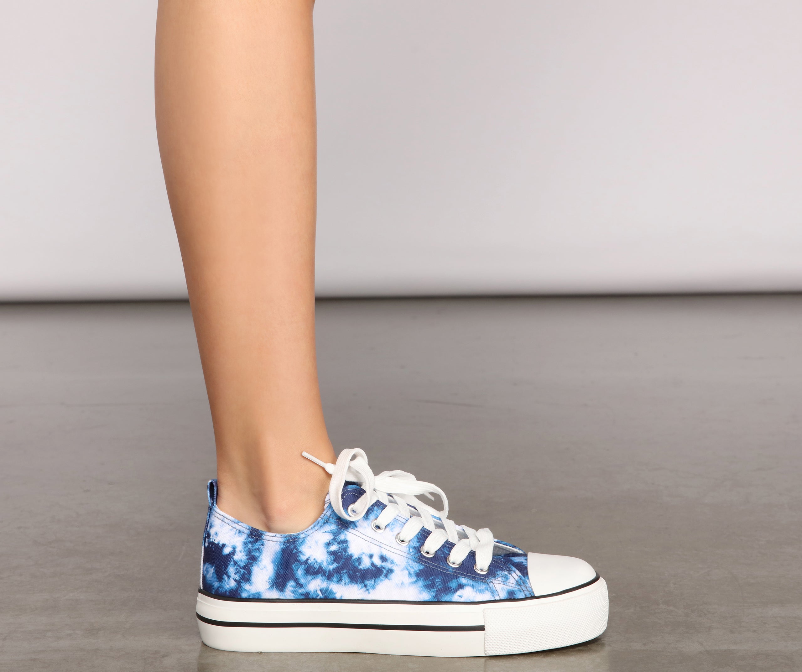 Tie-Dye Frenzy Lace-Up Sneakers