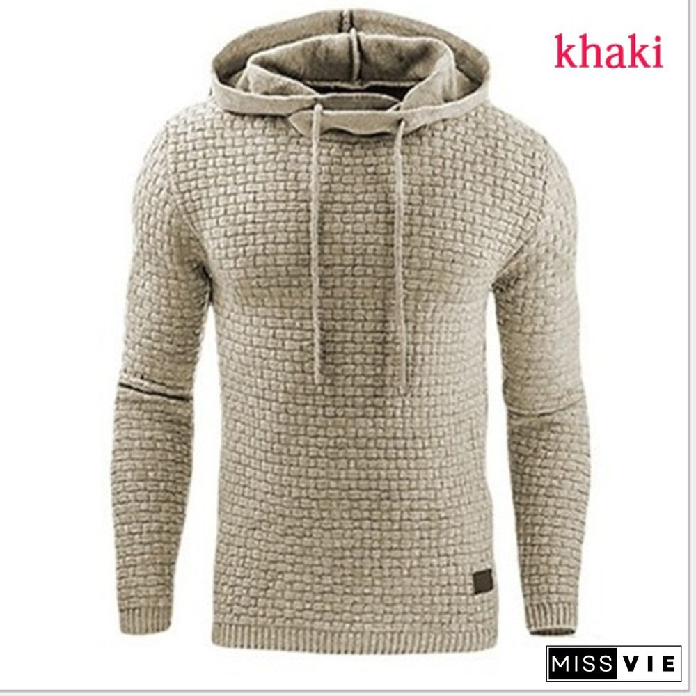 S-5Xl Men's Autumn And Winter Hoodie Warm Hooded Sweatshirt Coat Jacket Outwear Sweater(Asian Size Is Too Small, Please Choose The Bigger Size.)