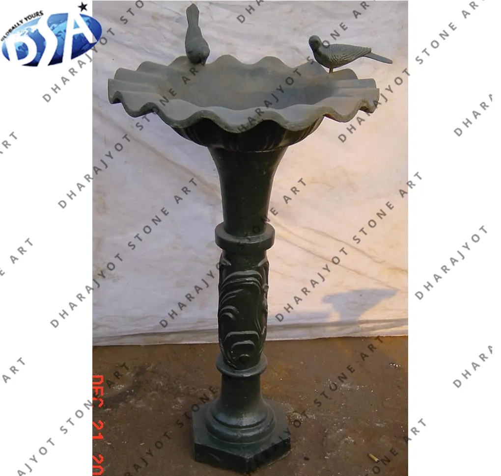 unique black carved granite garden ornament bird bath decor custom marble sandstone and granite natural stone for garden supply