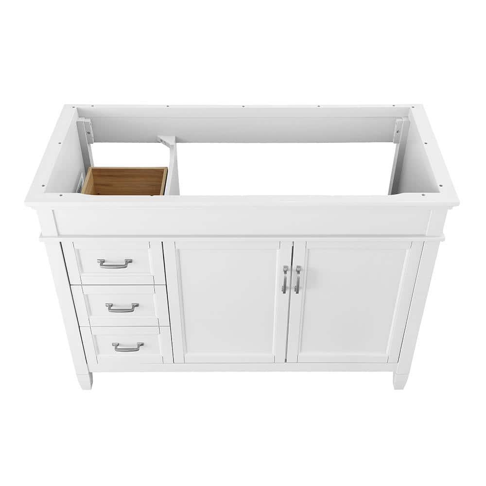 Home Decorators Collection Ashburn 48 in W x 2175 in D Vanity Cabinet in White