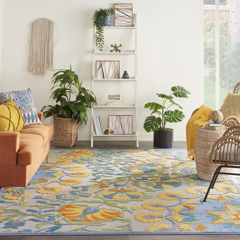 Nourison Aloha Sunbright Indoor Outdoor Rug