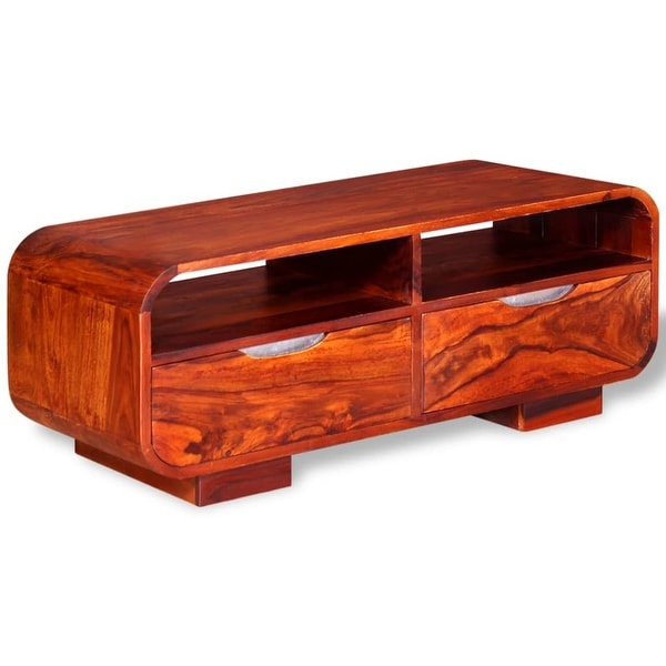 vidaXL Coffee Table Solid Sheesham Wood 35.4