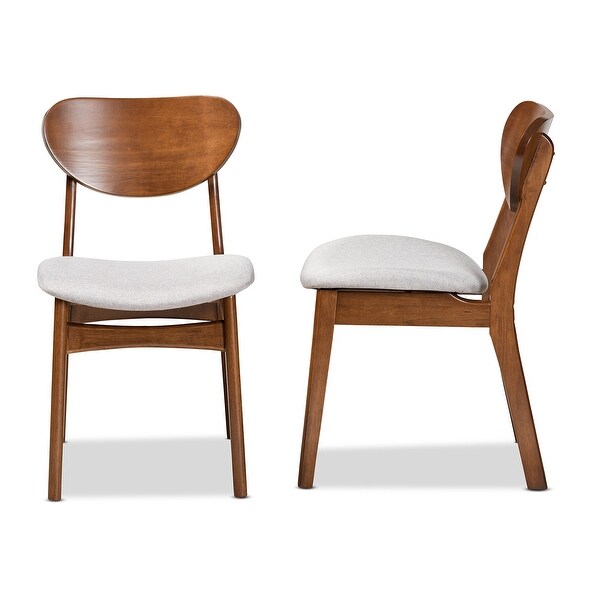 Katya Mid-Century Modern 2-Piece Dining Chair Set