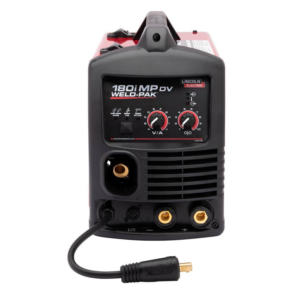 Lincoln Electric 180 Amp Weld-Pak 180i Multi-Process StickMIGFlux-CoreTIG 120V or 230V Aluminum Welder with Spool Gun sold separately K5257-1