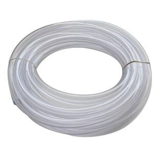 Everbilt Plumbing 0.375 in. x 20 ft. Clear PVC Vinyl DWV Tube 702294