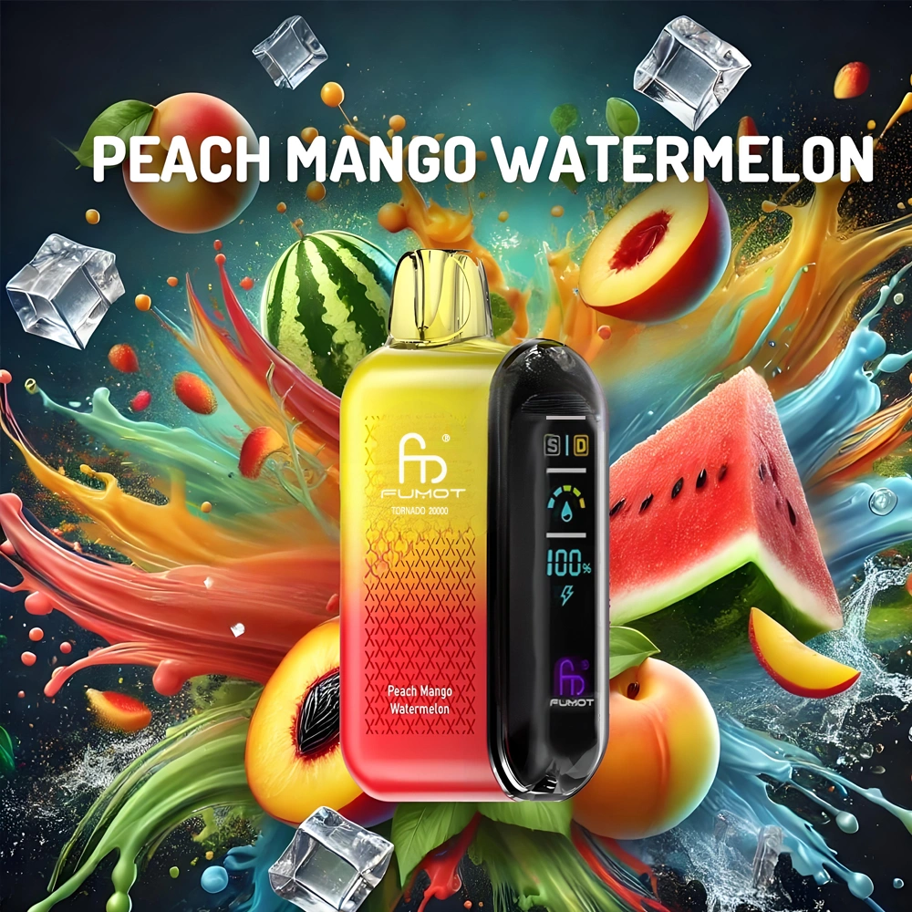 Fumot Tornado 20000 Puffs - Peach Mango Watermelon