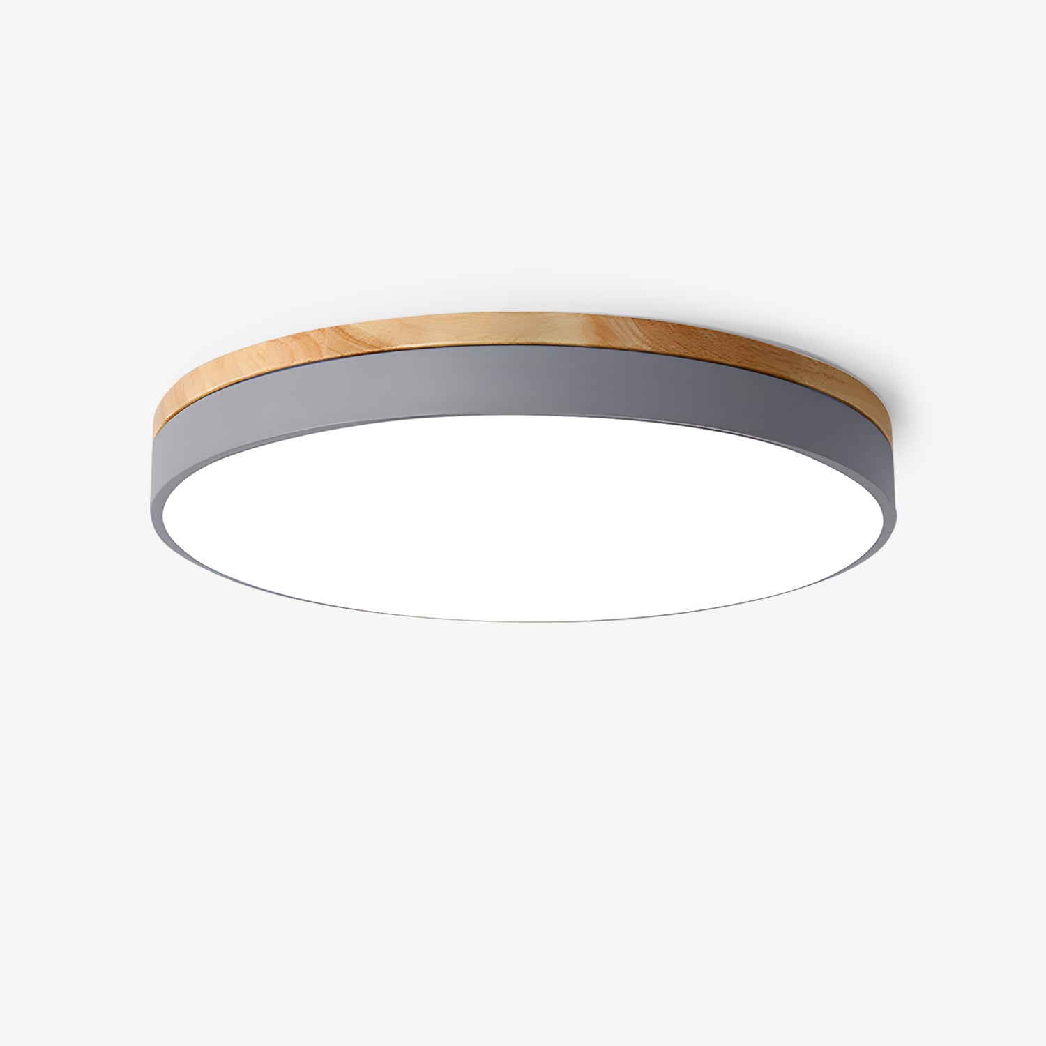 Zara Circular Wood Ceiling Lamp