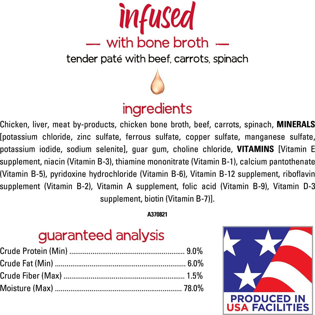 Purina Beneful Infused Pate With Real Lamb， Chicken， Beef Variety Pack Wet Dog Food， 3-oz can， case of 24