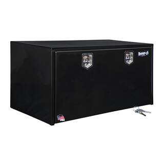 Buyers Products Company 24 in. x 24 in. x 48 in. Gloss Black Steel Underbody Truck Tool Box 1704310