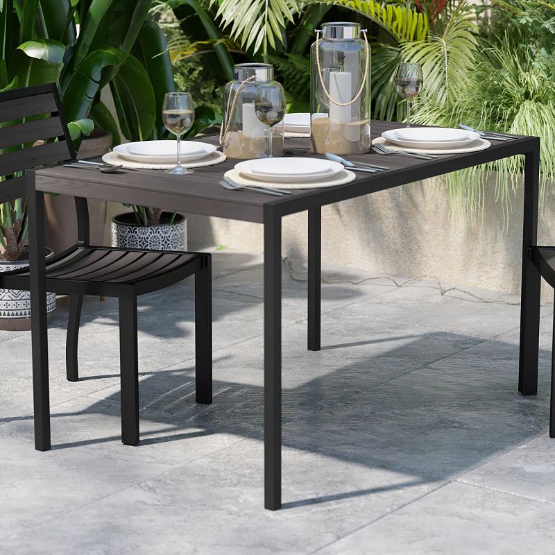 Flash Furniture Lark 30 x 48 Indoor / Outdoor Dining Table