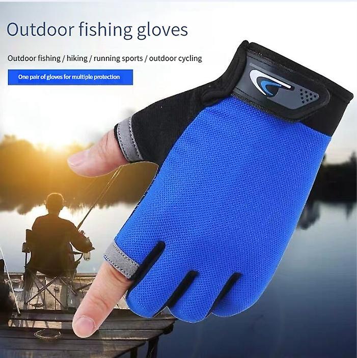 Winter Fishing Gloves 2 Finger Flip Waterproof Windproof Photograph Women Men Gloves Velvet Warm Pr