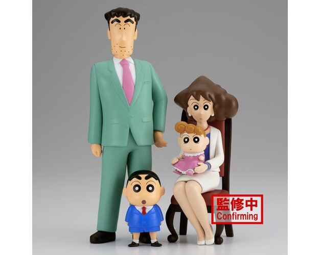 Banpresto Banpresto Crayon Shinchan Nohara Family Statue Family Photo Vol 2