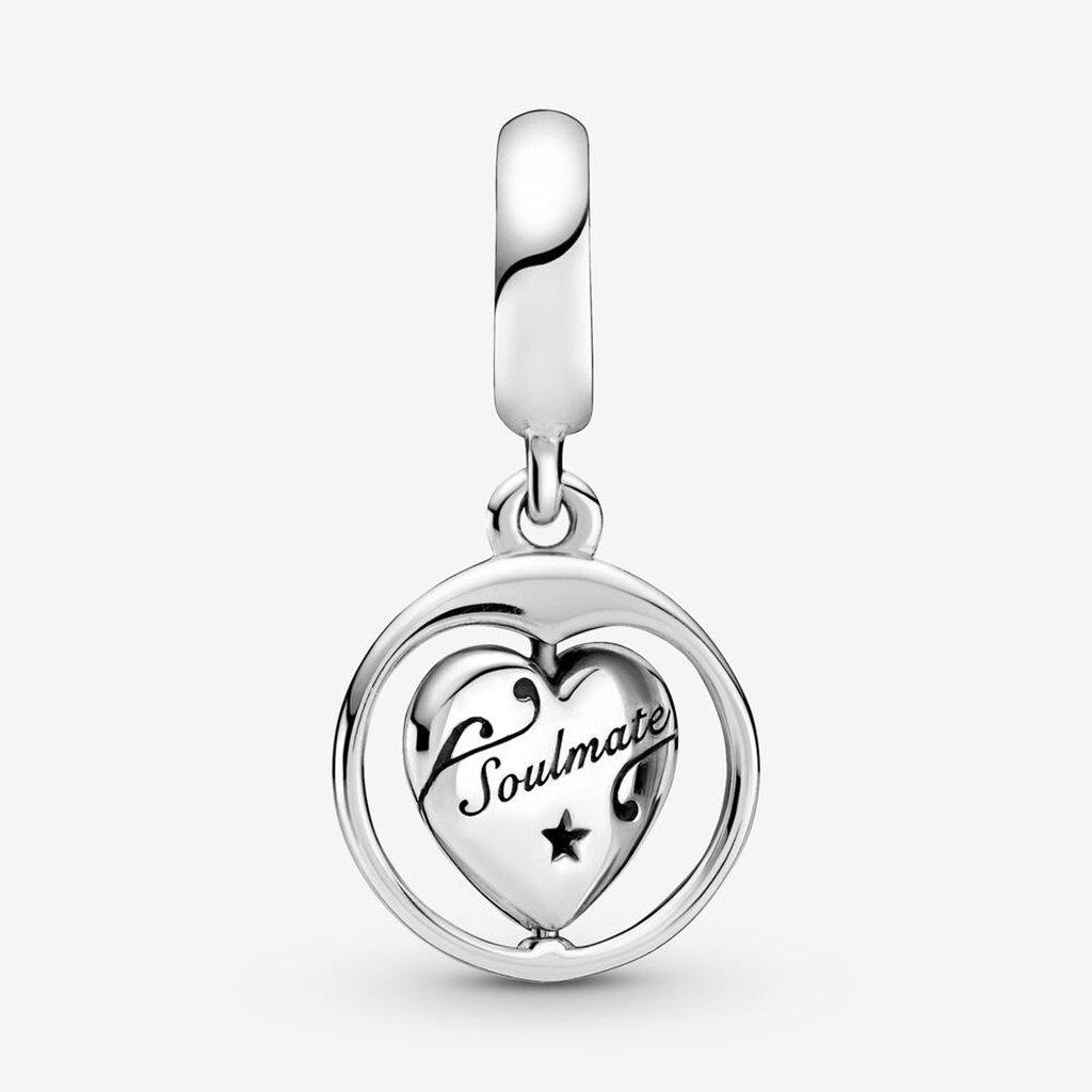 PANDORA  Spinning Forever & Always Soulmate Dangle Charm