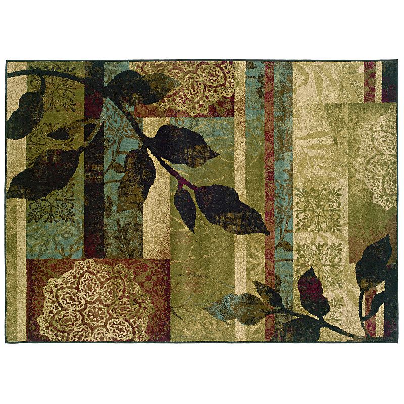 StyleHaven Hartley Floral Geometric Rug