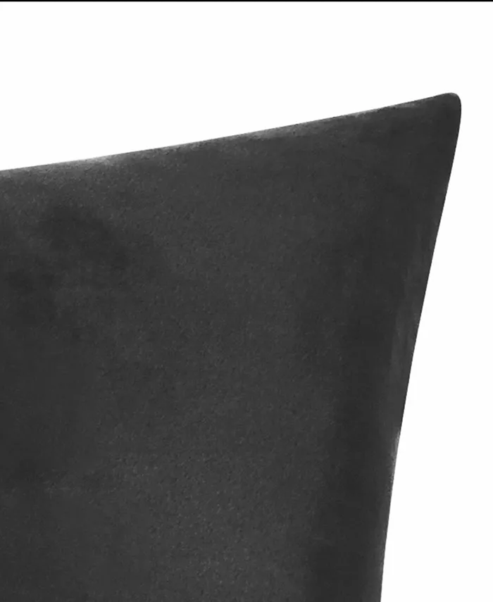 Edie@Home Velvet Beaded 'Capricorn' Decorative Pillow， 18 x 18