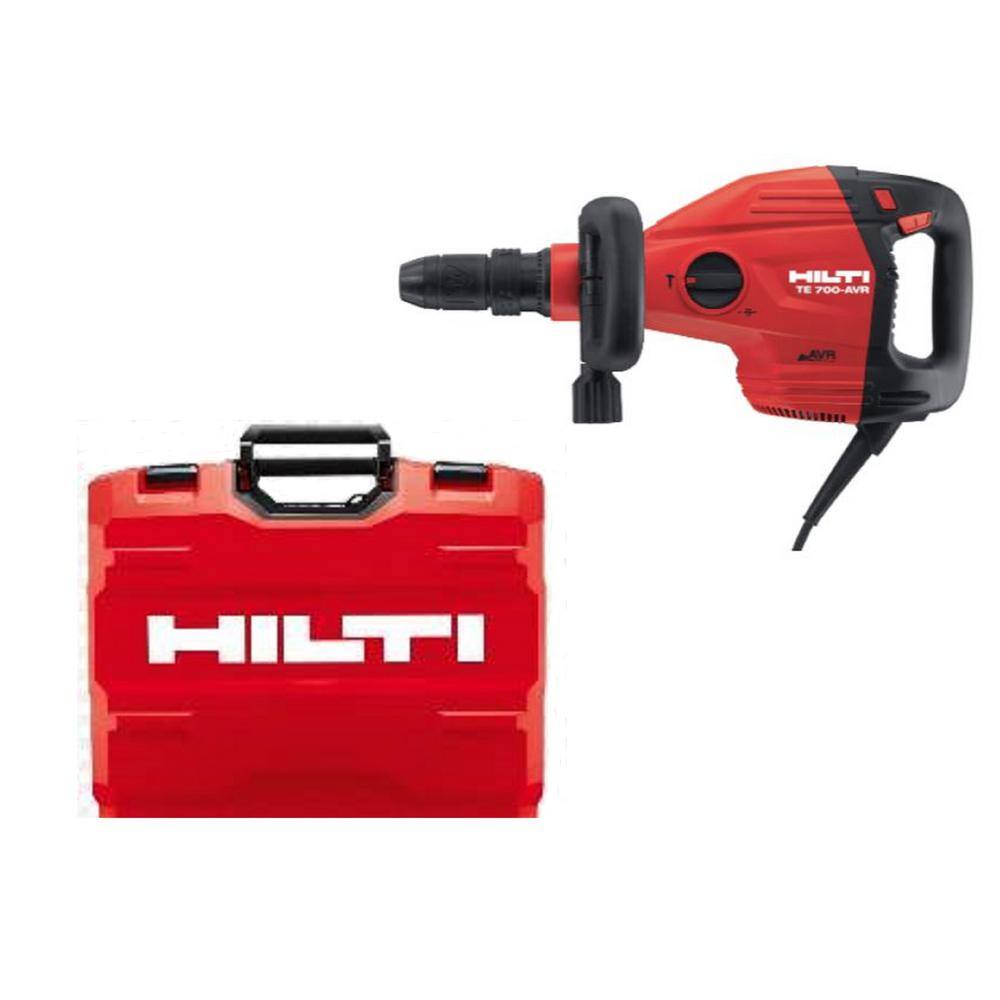 Hilti 120 Volt SDS Max TE 700 Corded Demolition Breaker Hammer with AVR (Active Vibration Reduction) and Case 428944