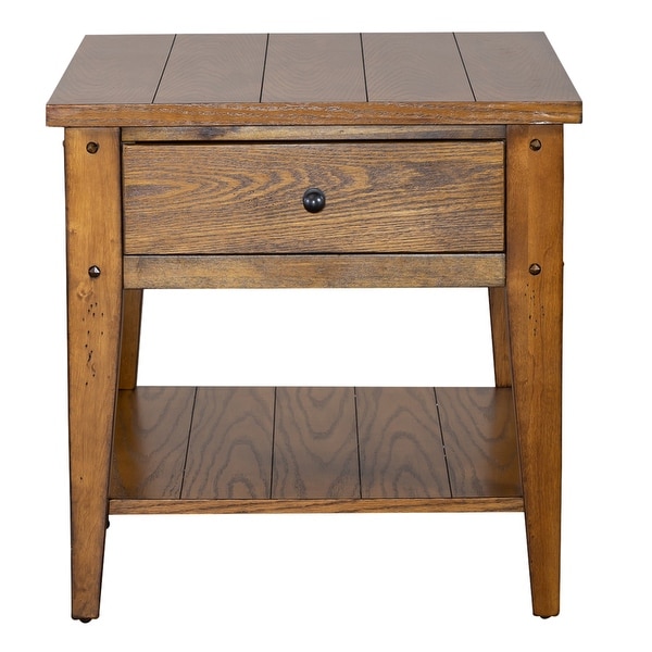 Lake House Oak End Table