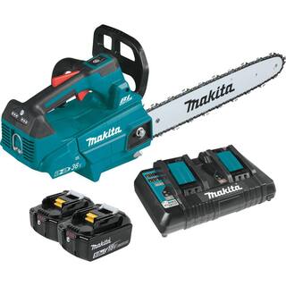 Makita LXT 16 in. 18V X2 (36V) Lithium-Ion Brushless Battery Top Handle Chain Saw Kit (5.0Ah) XCU09PT