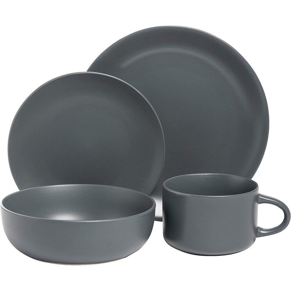 Wazee Matte 32 Pc Coupe Dinnerware Set