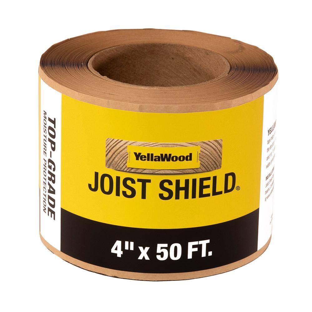 YellaWood Joist Shield 4 in. x 50 ft Self-adhesive Butyl Tape YW113W094