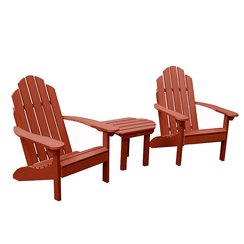 Highwood Westport Adirondack Chairs with Side Table