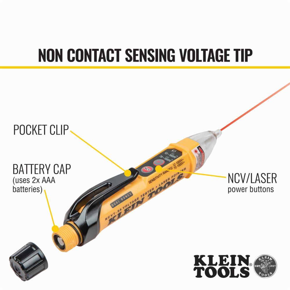 Klein Tools NCVT-5A Klein Tools Non-Contact Voltage Testers