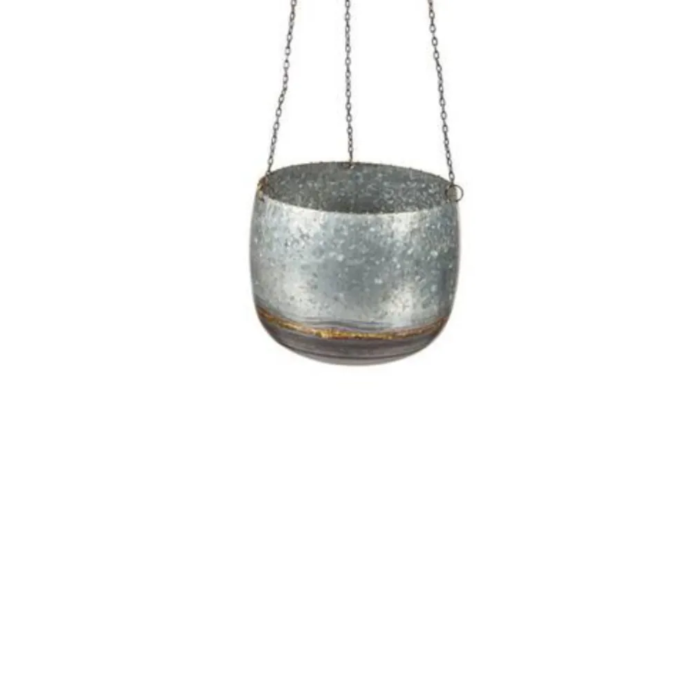 Factory Price Metal Made Wall Mounted Planter OEM Customized Hanging Planter Metal Flower Pot Supply From India