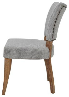 Austin Fabric Dining Chair  (Set of 2)   Transitional   Dining Chairs   by VirVentures  Houzz