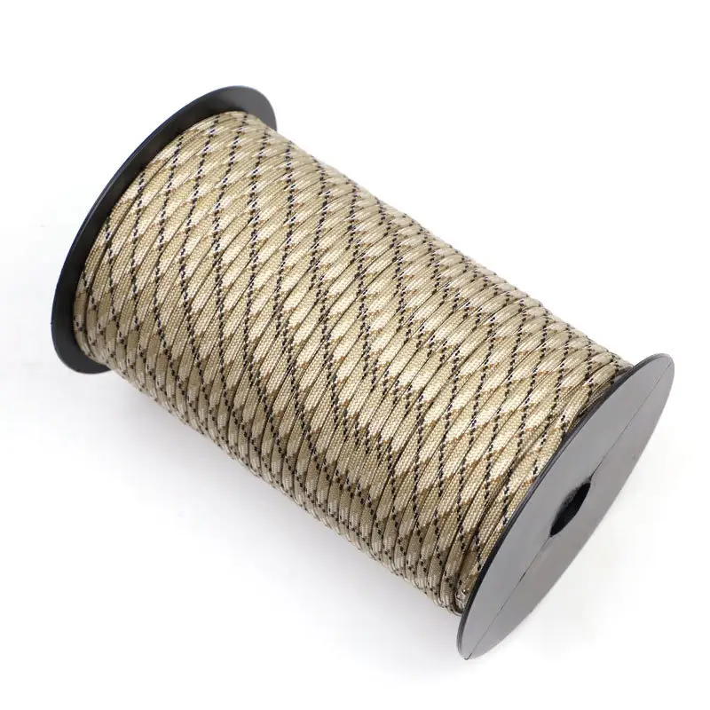 Paracord 4mm 9cores for Camping Climbing Rope  100m spools nylon rope tactical paracord 550