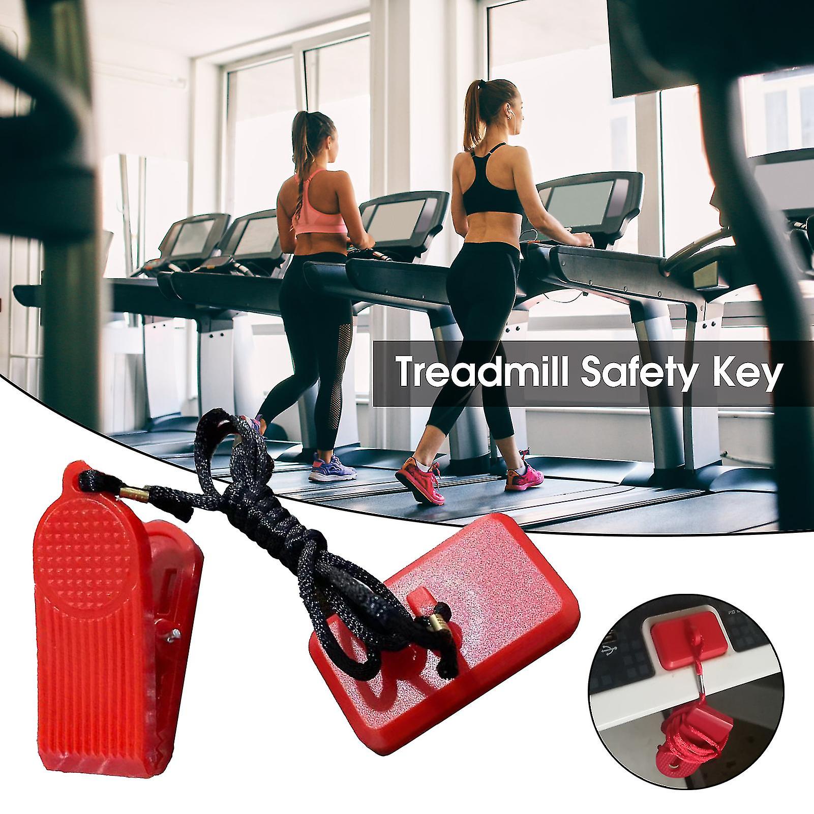 Farfi Treadmill Security Lock Rectangle Emergency Stop Accessories Universal Running Machine Safety Key For Fitness