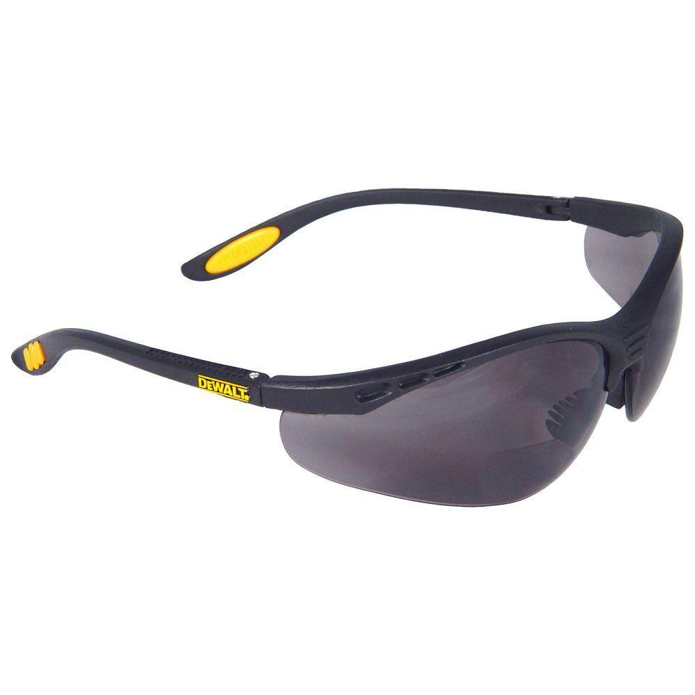 DW Safety Glasses Reinforcer RX 2.5 Diopter with Smoke Lens DPG59-225C