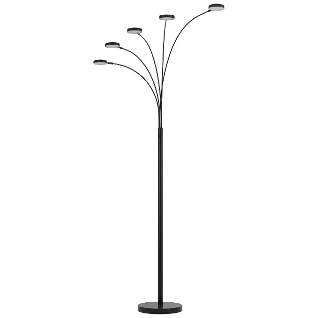 Metal Led Arc Floor Lamp Dark Bronze includes Led Light Bulb Cal Lighting