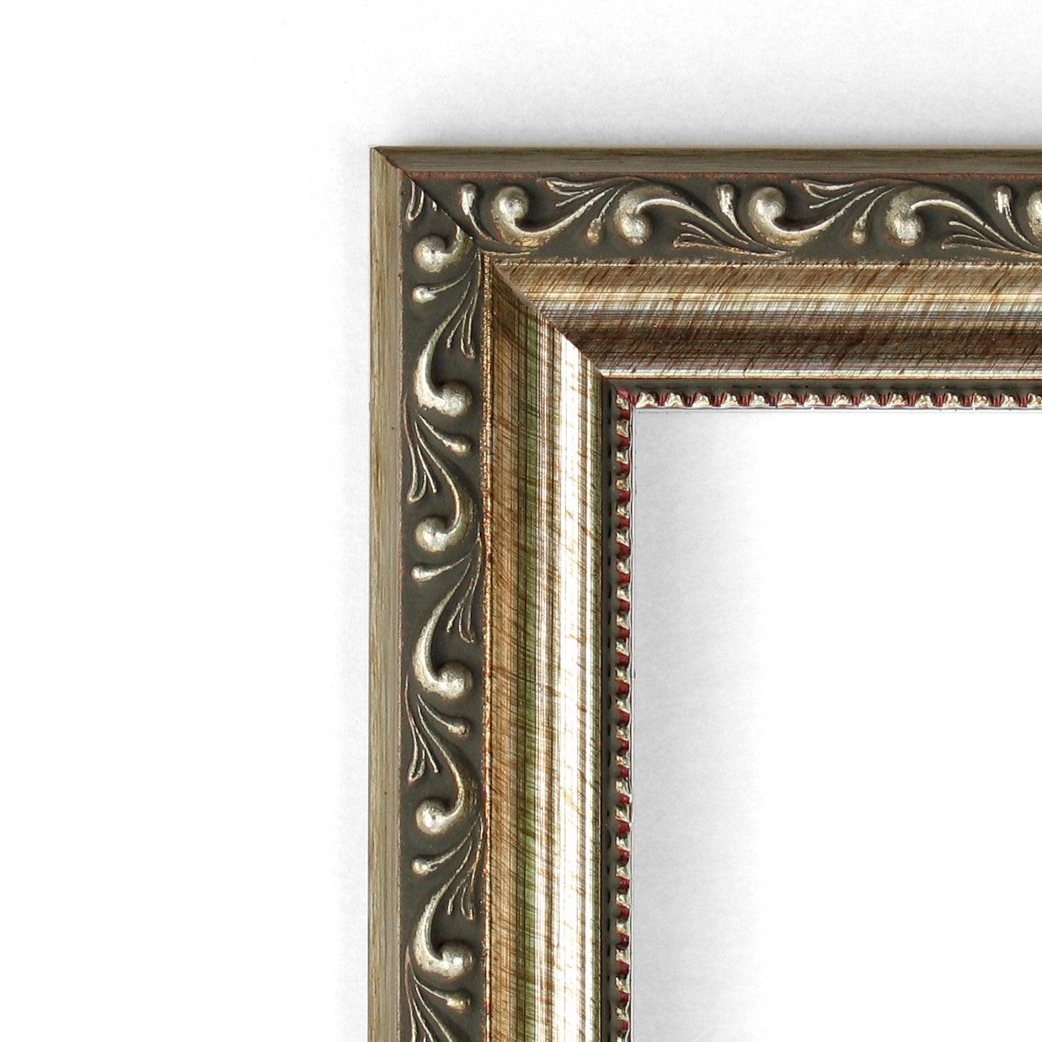 Parisian Silver Wall Mirror 8211 22W x 18H in  Crowdfused