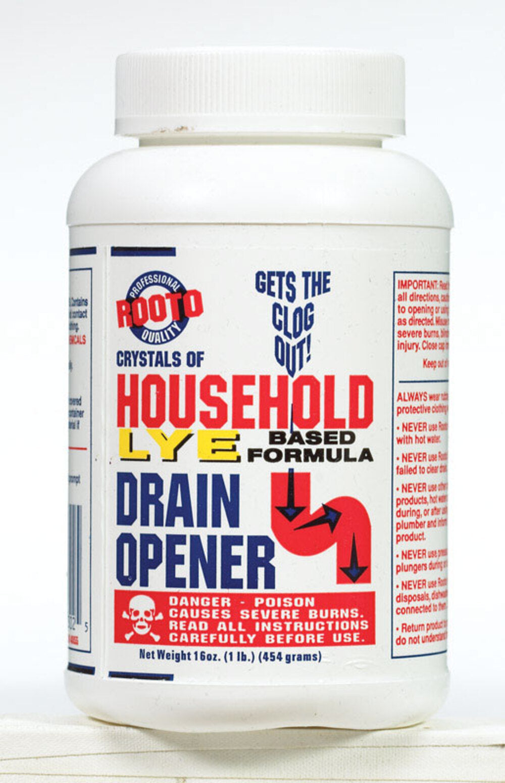 HOUSEHOLD LYE DRAIN 1LB