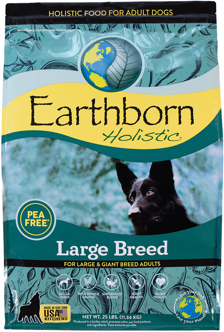 Earthborn Holistic Large Breed Dog Food， 25 Lbs.