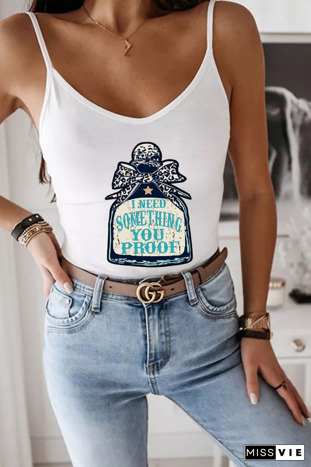 I need something you proof Print Slip Tank Top Wholesale