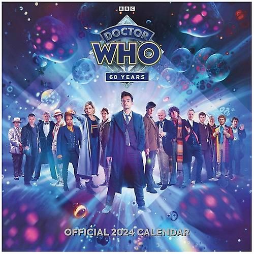 Doctor Who 2024 Square Wall Calendar