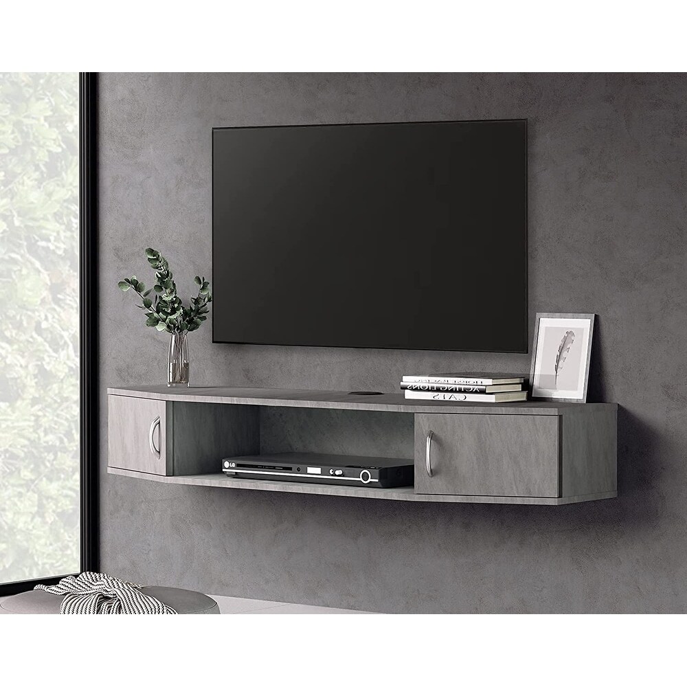 Floating Entertainment Center Modern Hanging TV Stand