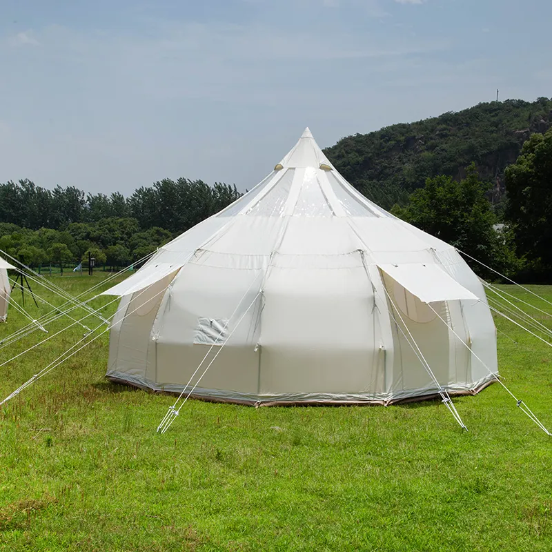 Safari nature hike bell tent glamping luxury big events star tent for party or wedding