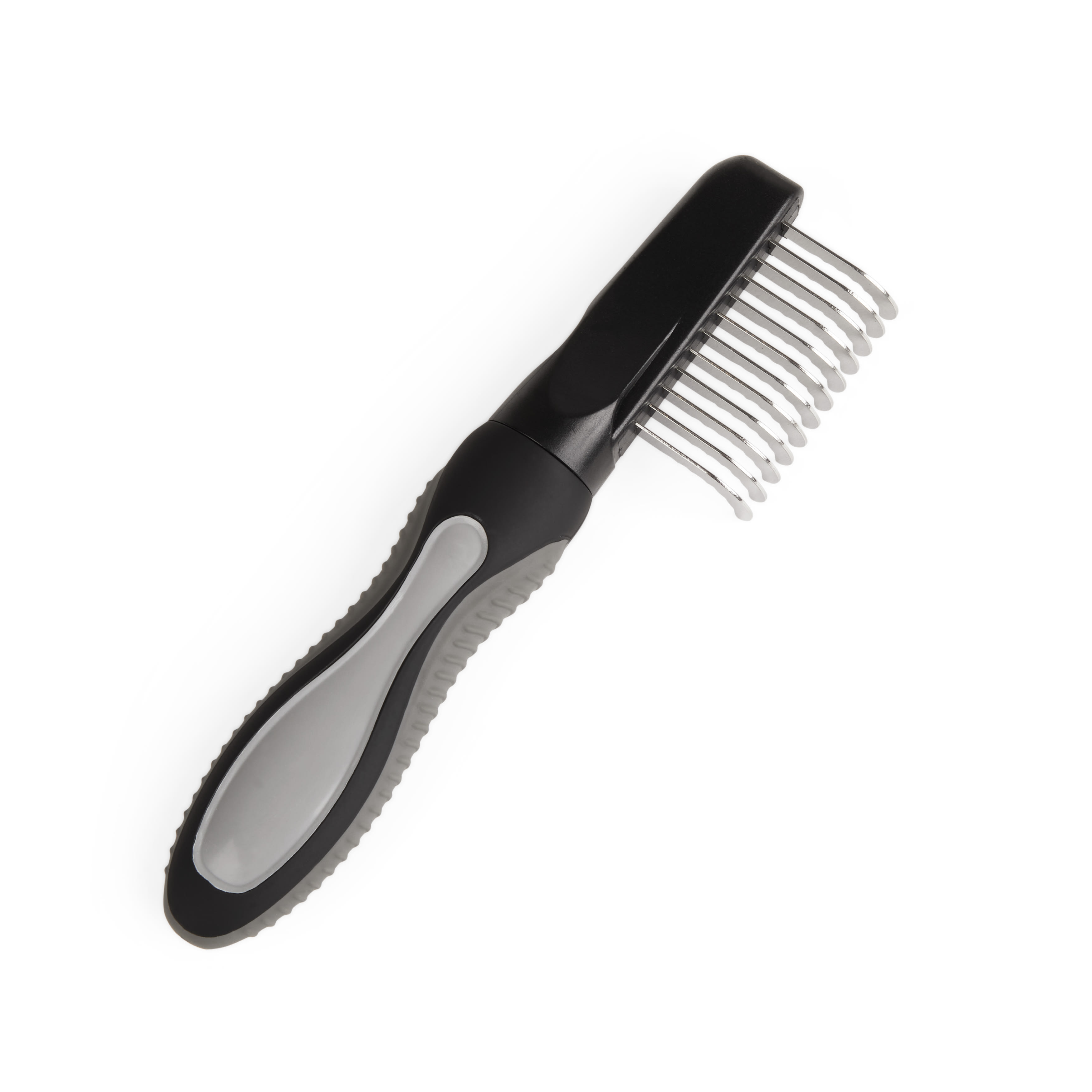 WELL  GOOD Black Undercoat Curved Dog Comb， 7