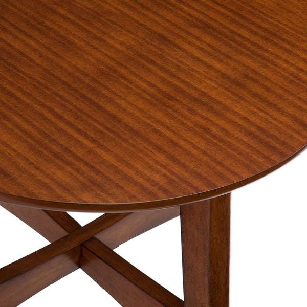 SEI Furniture Morgenstern Round Midcentury Modern Side Table