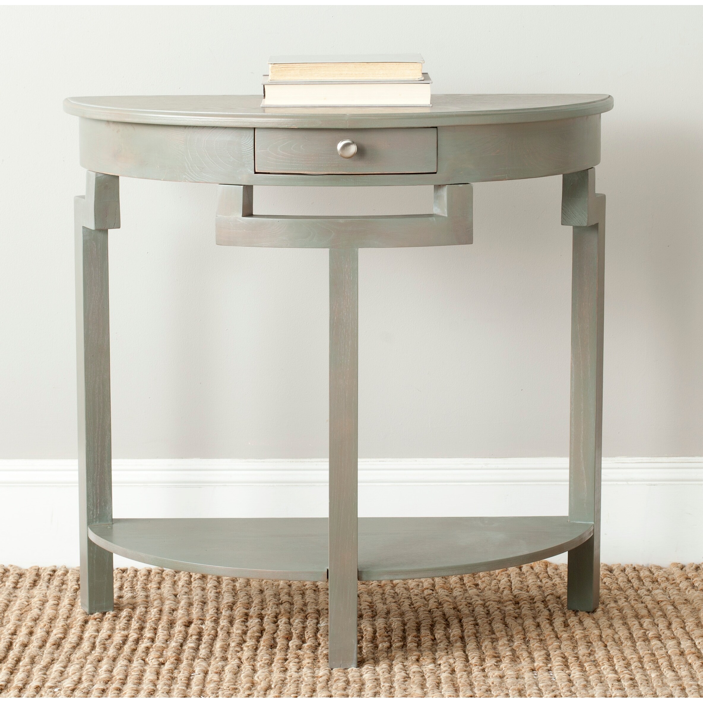 SAFAVIEH Liana Ash Grey Console - 31.9