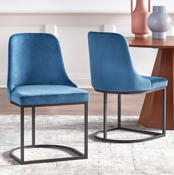 angelo:HOME Dining Chair - Mikita - set of 2 (blue)