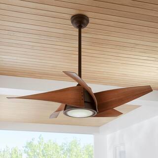 Home Decorators Collection Broughton 42 in. LED Espresso Bronze Ceiling Fan with Remote Control YG671-EB