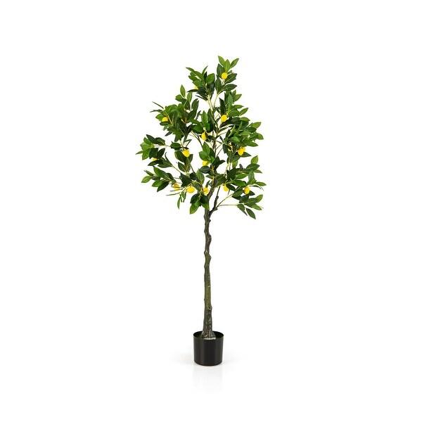 Artificial Lemon Tree Tall Fake Lemon Plant wuth Lemon Fruits