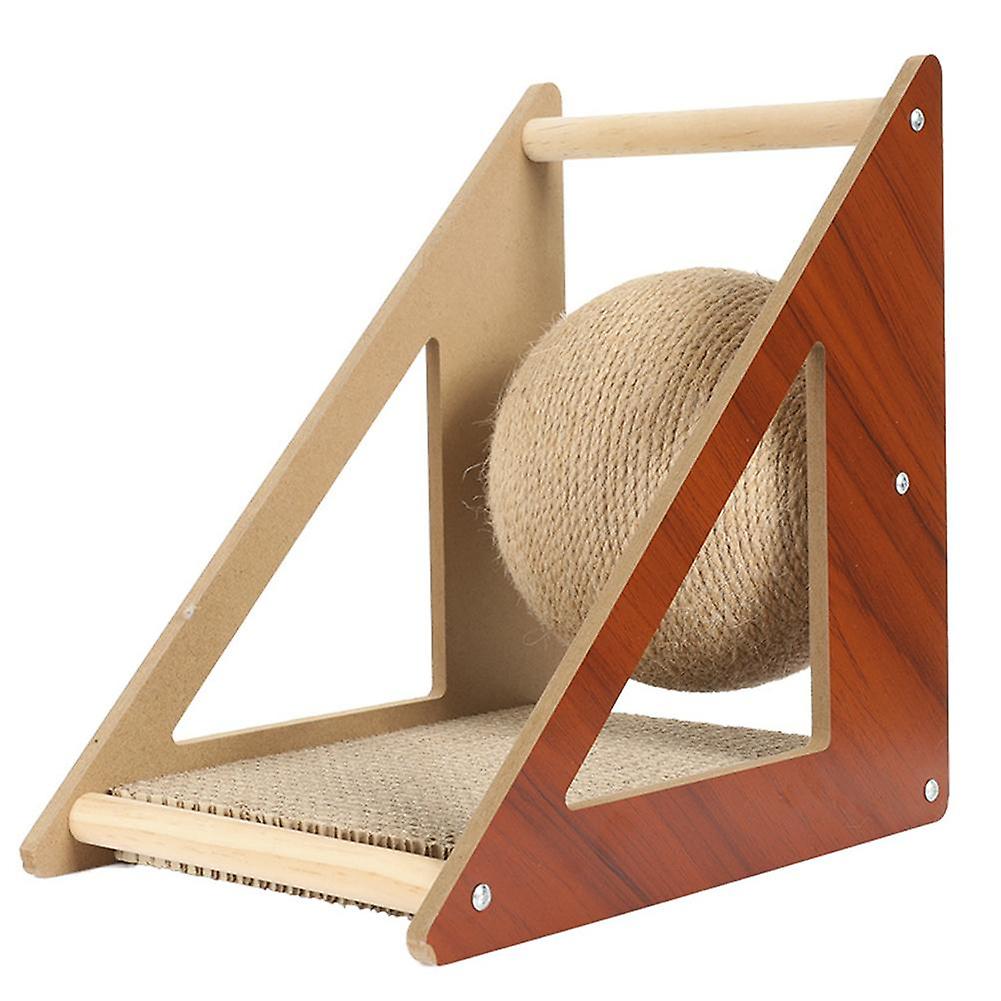 Finely woven sisal cat scratcher toy