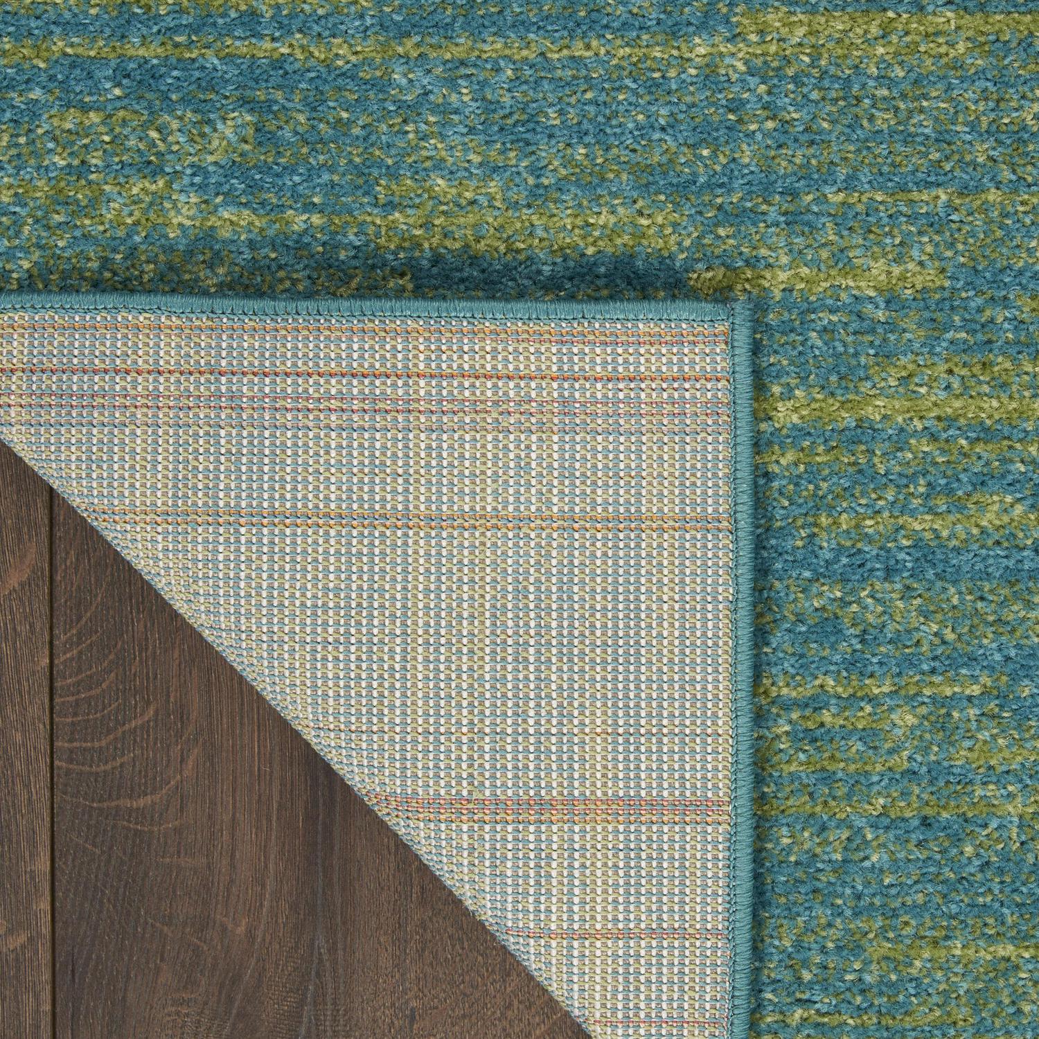 Noursion Essentials Solid Contemporary Blue Green 58242 x 78242 Area Rug (58242 x 78242)  Crowdfused